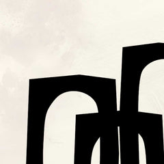 Trio of Black Abstract Rectangles