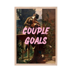 Altered Vintage Art - Quote: Couple Goals