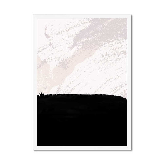 Beige and Black Abstract