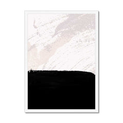 Beige and Black Abstract