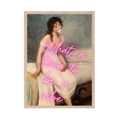 Altered Vintage Art - What a time to be a vibe