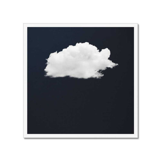 Canvas - Navy Blue Cloud Art