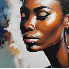 Women's Portraits Canvas - Luna