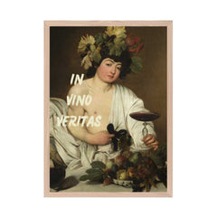 Altered Vintage Art - In vino veritas
