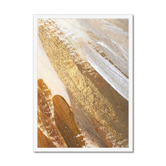 Gold and Beige Abstract Wall Art