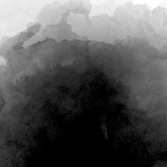 Ascending Shadows: Black Watercolour