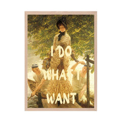 Altered Vintage Art - I do what I want