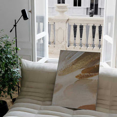 Abstract Beige Brushstroke Palette