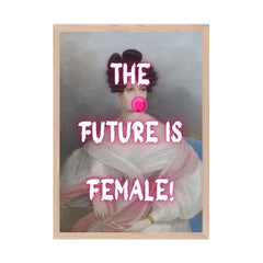 Altered Vintage Art - The Future is Female