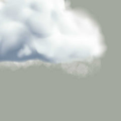 Sage Green Cloud Wall Art