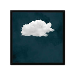 Canvas - Teal Cloud Art