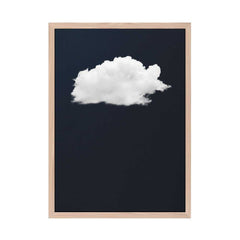 Canvas - Navy Blue Cloud Art