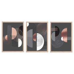 Earth Tones: Set of 3 Abstract Prints