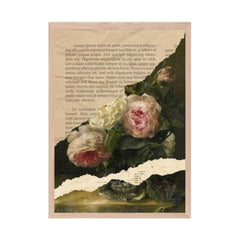 Altered Vintage Art - Book Page Art