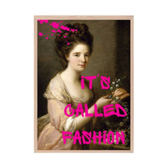 Altered Vintage Art - It's called fashion