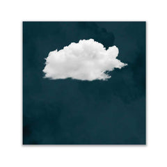 Cloud Wall Art - Blue/Turquoise