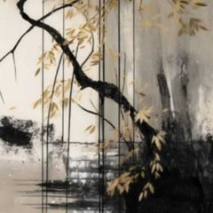 Twilight Serenity: Wabi-Sabi Riverside