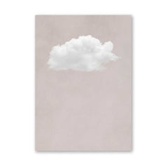 Cloud Wall Art - Beige