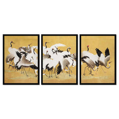 Japanese Cranes - Set of 3