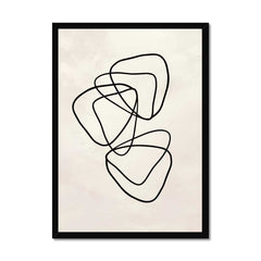 Beige Mosaic: Overlapping Triangles