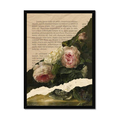 Altered Vintage Art - Book Page Art