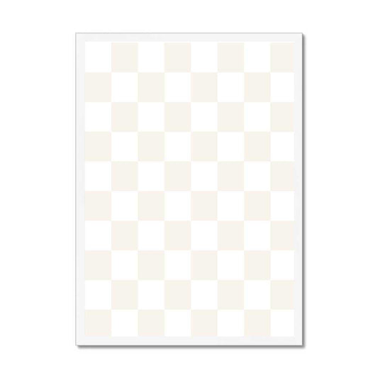 Chequered Beige Abstract