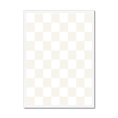 Chequered Beige Abstract