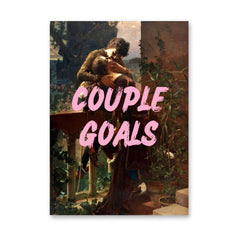 Altered Vintage Art - Quote: Couple Goals