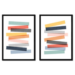 Abstract Stripes Duo