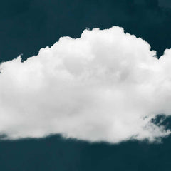 Cloud Wall Art - Blue/Turquoise