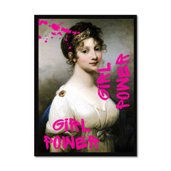 Altered Vintage Art - Girl Power