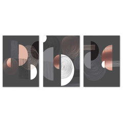 Earth Tones: Set of 3 Abstract Prints