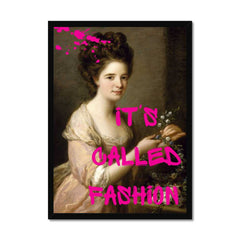 Altered Vintage Art - It's called fashion