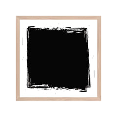 Black Abstract Square