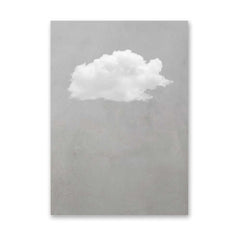Cloud Wall Art - Grey