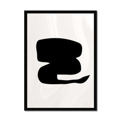 Singular Essence: Black on Beige