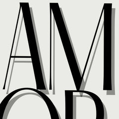 Amore - Typography Art