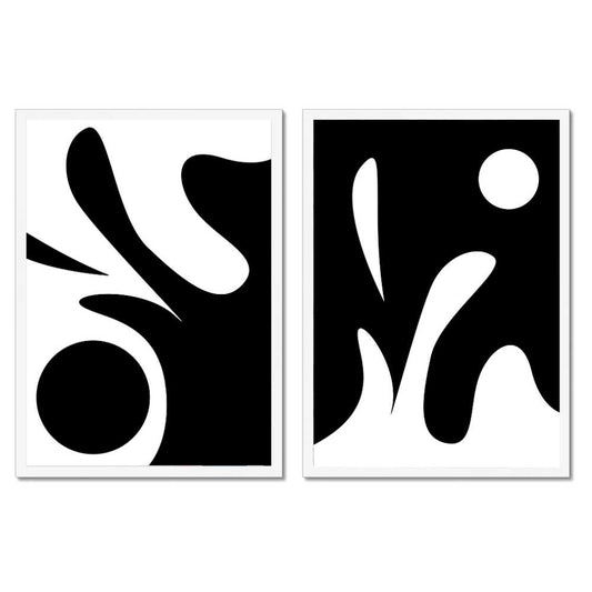 Monochrome Black and White Duo