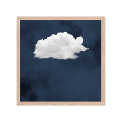 Canvas - Navy Blue Cloud Art