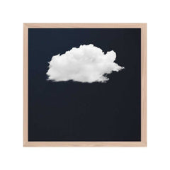 Canvas - Navy Blue Cloud Art