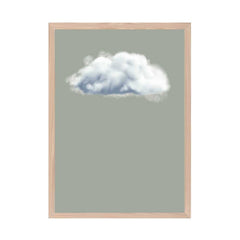 Sage Green Cloud Wall Art