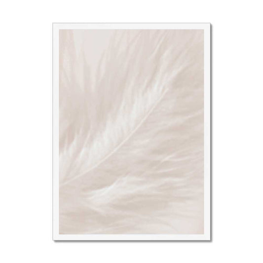 Light Beige Feather Wall Art