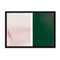 Canvas - Pink and Emerald Harmony