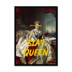 Altered Vintage Art - Quote: Slay queen