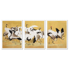 Japanese Cranes - Set of 3