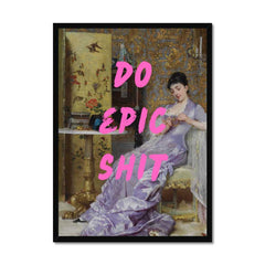 Altered Vintage Art - Do epic shit