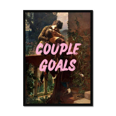 Altered Vintage Art - Quote: Couple Goals