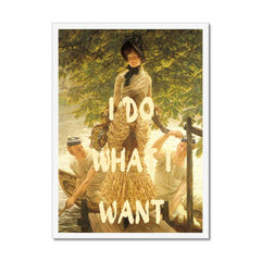 Altered Vintage Art - I do what I want