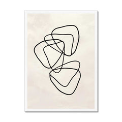 Beige Mosaic: Overlapping Triangles