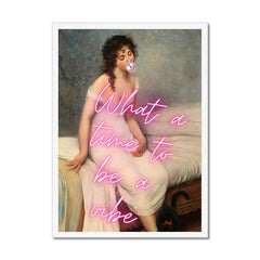 Altered Vintage Art - What a time to be a vibe